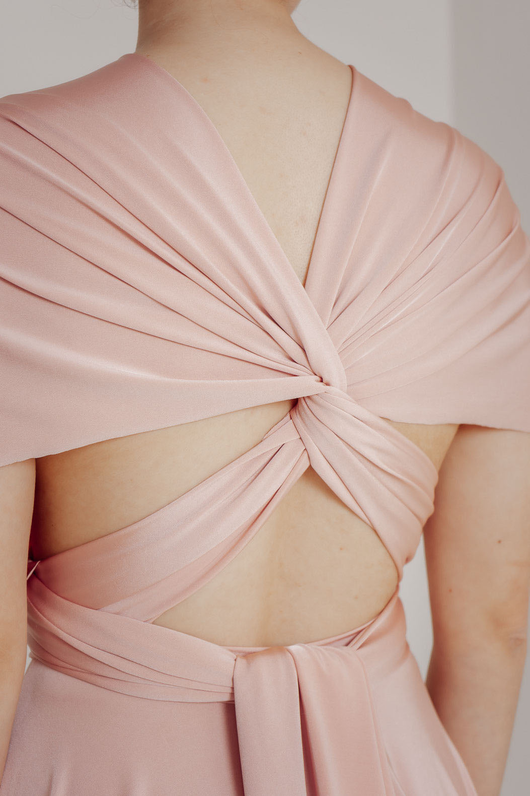 Kurzes Brautjungfernkleid in Rosa - Short Straight Blush