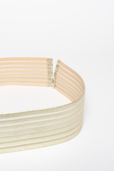 noni Brautkleider 2020, elastischer Brautgürtel in Gold - Mailenn