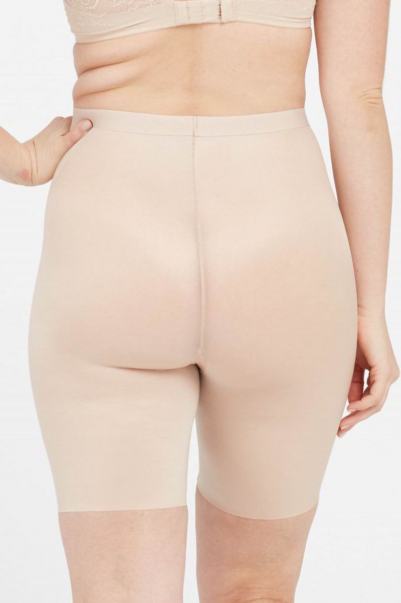 Thinstincts® 2.0 Mid-Thigh Short, Shapewear-Shorts - SPANX in Beige