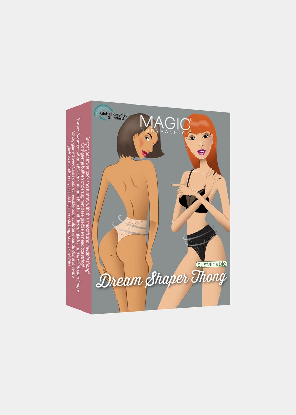 Beigefarbener Tanga mit Shape-Effekt – Dream Shaper Thong
