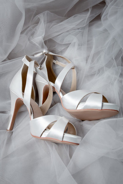 Braut High Heels aus Satin – Kendall | The Perfect Bridal Company