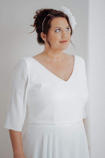 Plus Size Top mit V-Ausschnitten – Ona noni Curvy by you