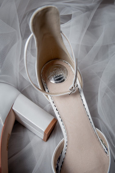 Satin-Brautschuhe in Ivory – Liberty | The Perfect Bridal Company