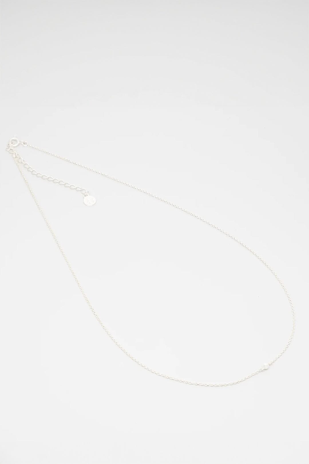 Schlichte Halskette mit Süßwasserperle – Single Pearl Necklace