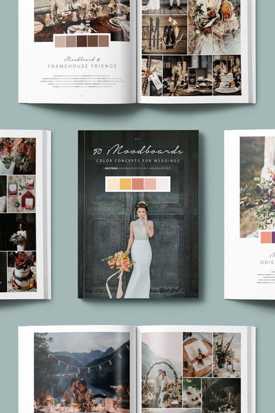 50 Moodboards - Color Concepts for Weddings, Buch 4