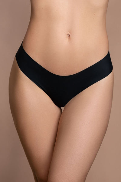 Invisible Thong in Schwarz, Front