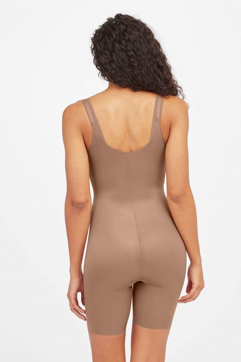 SPANX Unterzieh-Body Thinstincts® 2.0 Open-Bust Mid-Thigh Bodysuit