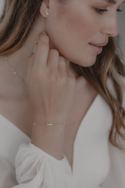 Zartes Armband mit Perlen – Celine