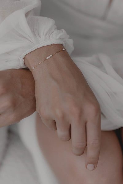 Zartes Armband mit Perlen – Celine
